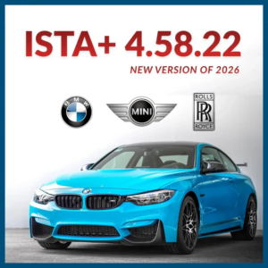 Ista+ 2026 version 4.58.22, INPA+, ITOOLS, DR GINI for BMW (all software bundle)